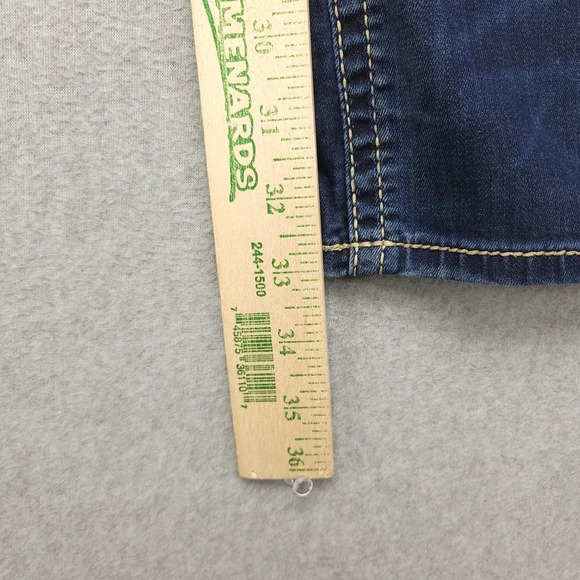 Buckle Black Fit No 53 Jeans Women's 30x34 Ankle Skinny Stretch Blue Denim - Picture 13 of 14